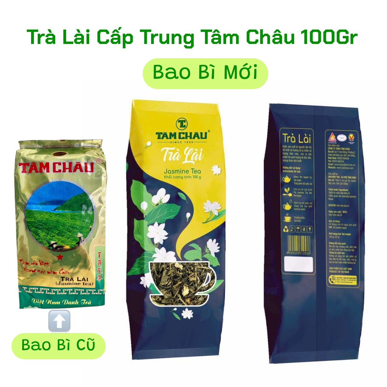 [HCM]5 GÓI TRÀ LÀI CẤP TRUNG TÂM CHÂU 100G