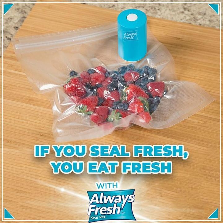 Máy hút chân không thực phẩm always fresh tặng túi