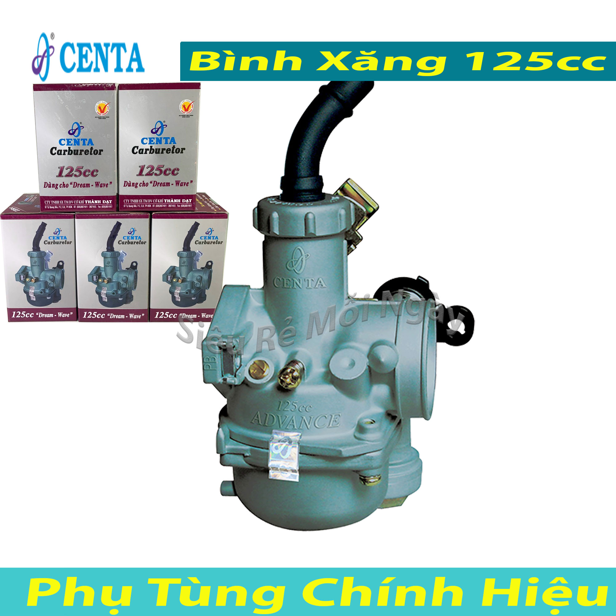 Bình Xăng Con ( Bộ Chế Hòa Khí ) Centa 125