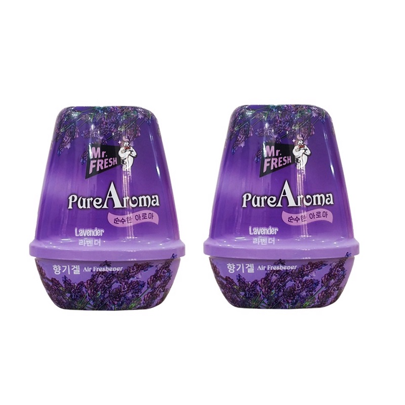 Combo 2 hộp sáp thơm phòng khử mùi PureAroma Mr.Fresh Korea 180g - Sáp thơm phòng - Sáp thơm phòng tắm - Sáp thơm phòng ngủ - Sáp thơm KL745
