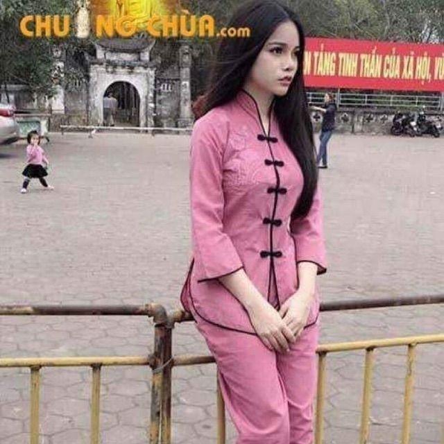 [HCM]Đồ lam đi chùa  quần áo phật tử