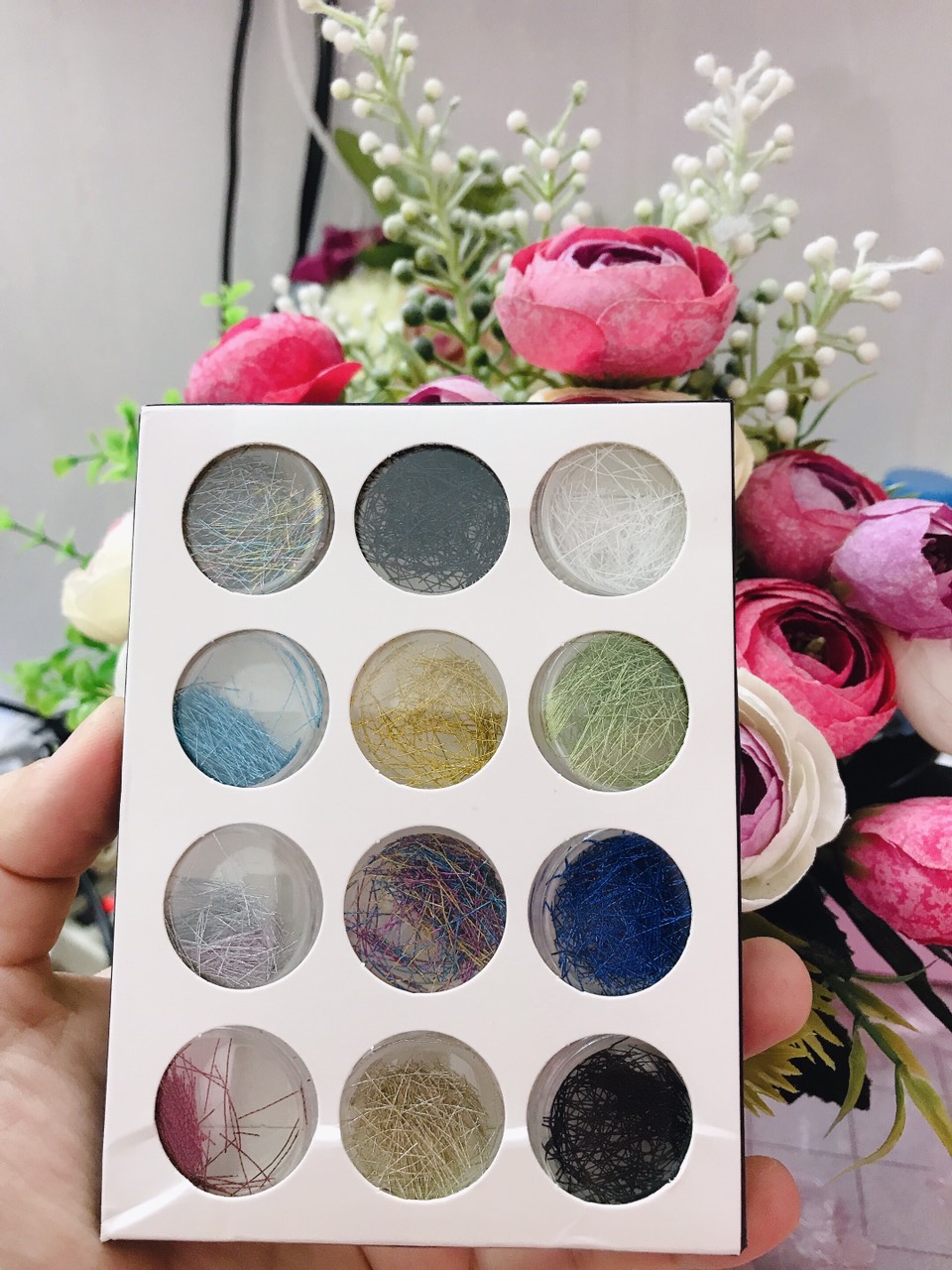 Set 12 hũ kim tuyến sợi