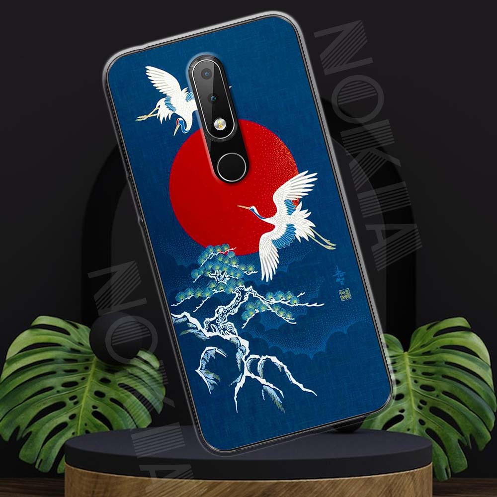 Ốp lưng Nokia 6.1 Plus mẫu BST Chim chóc và cá cảnh TPU