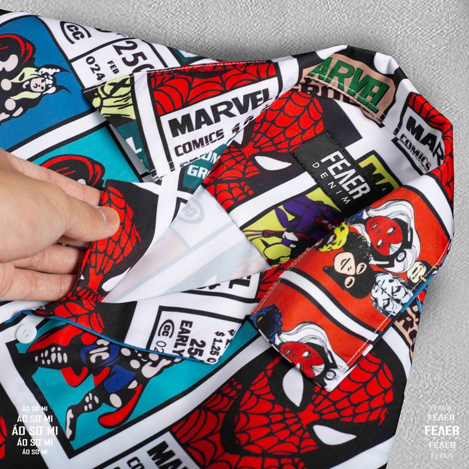 Áo Sơ Mi Marvel Comic