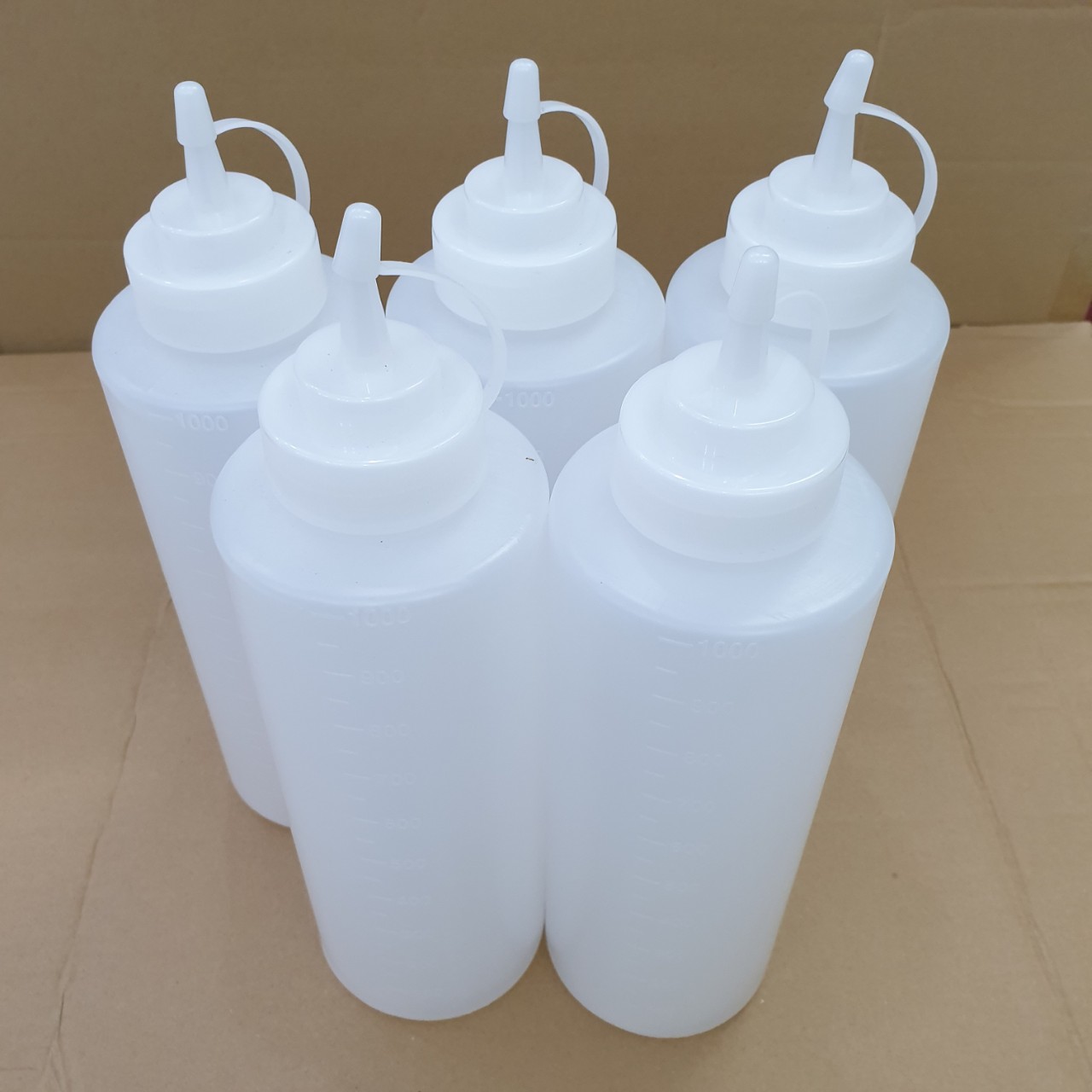[HCM] Chai nhựa đựng sốt 1000ml