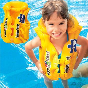 Áo Phao INTEX dành cho bé từ 3-6 tuổi - Vàng