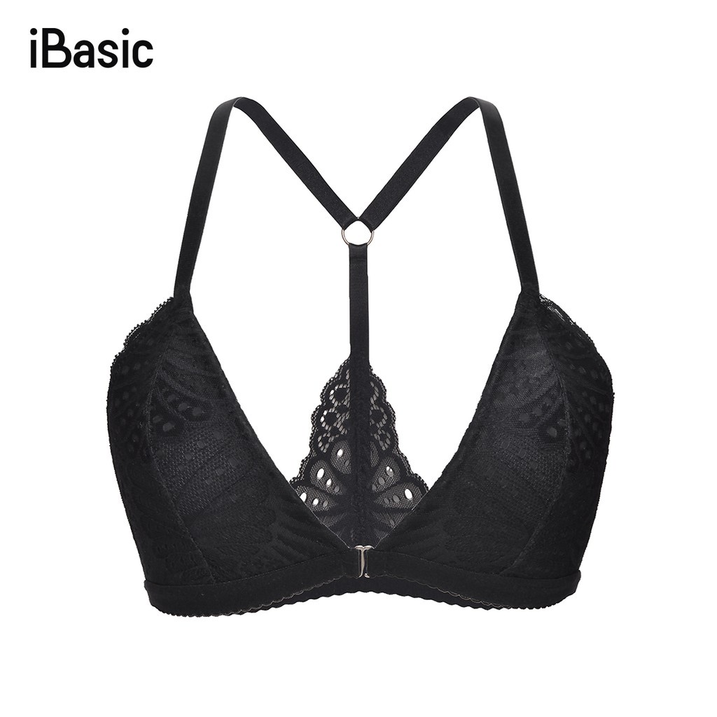Áo bralette không gọng ren iBasic BRAY042 z