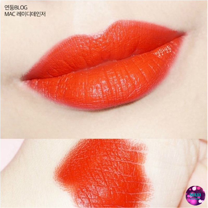 Son MAC Lady Danger 607 - Màu Đỏ Cam (Dòng Matte)