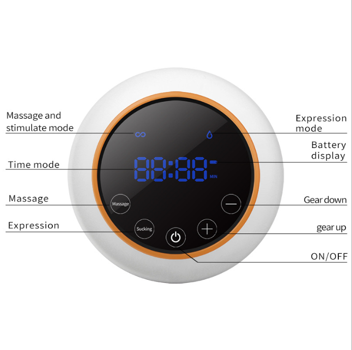 Máy hút sữa đôi Cmbear ZRX-0912 (pin tích điện, màn hình LED, 6 chế độ hút và massage)