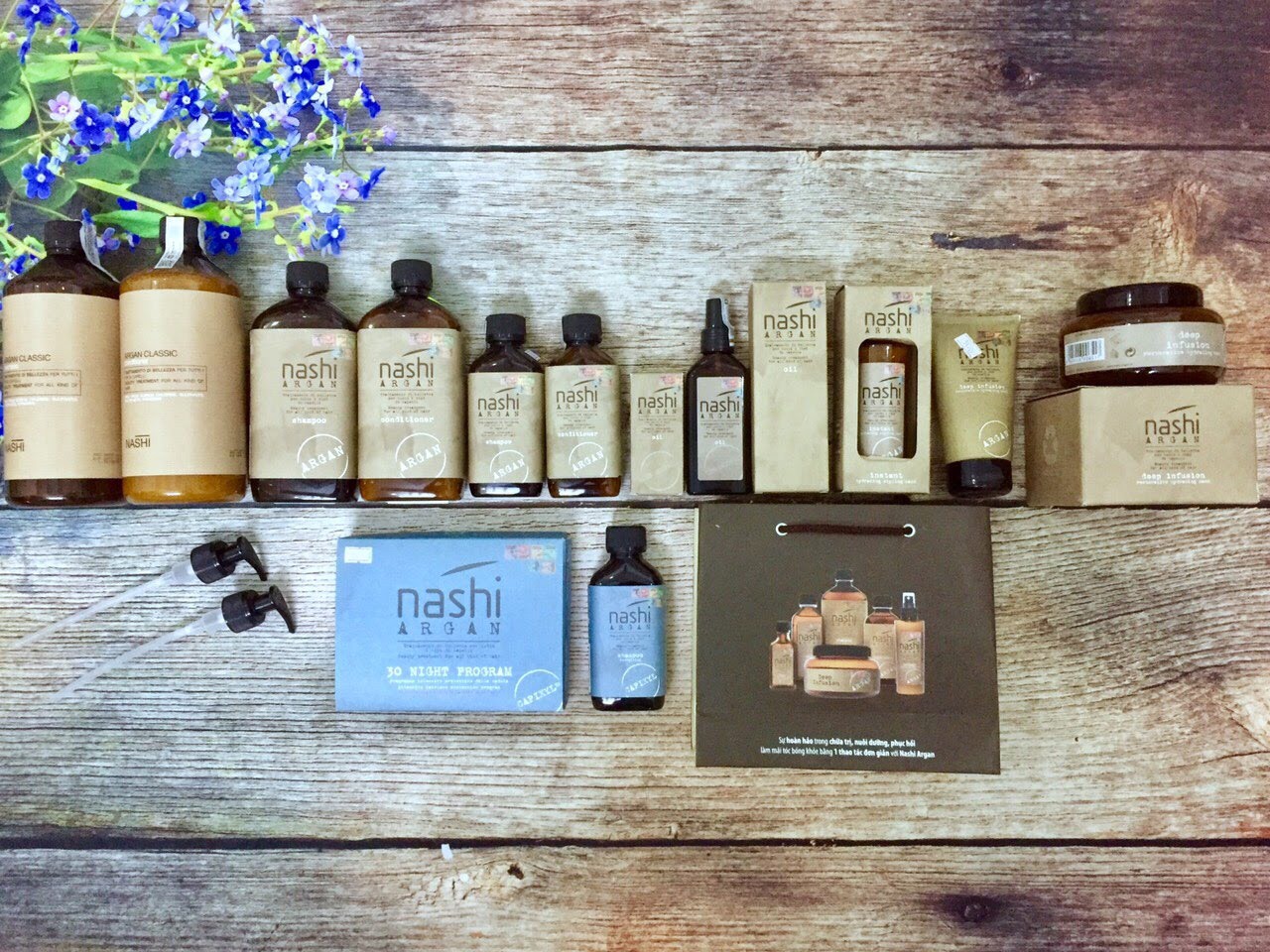 [+Tặng mũ trùm][HCM]Tinh dầu dưỡng tóc Nashi Argan Oil 100ml