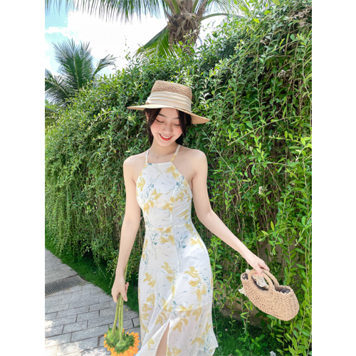 Đầm yếm Tulip Dress Leila Closet