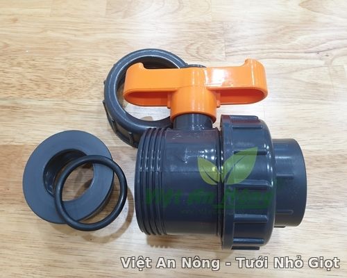 Van cầu rắc co hai đầu ren phi 34mm – Automat