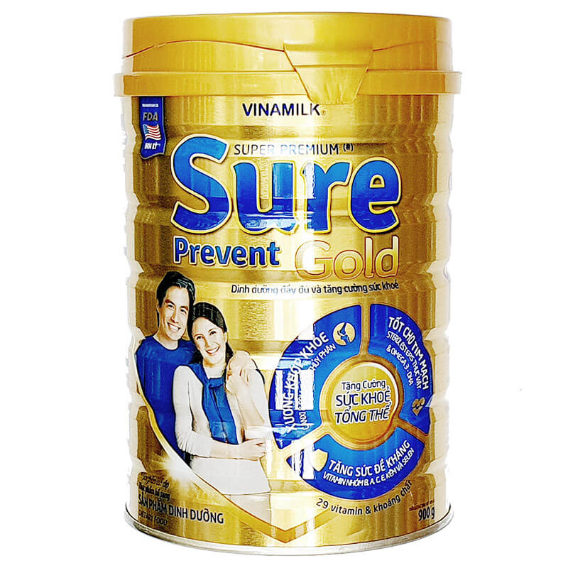 Sữa Sure Prevent gold 900g (Date 2006).......: