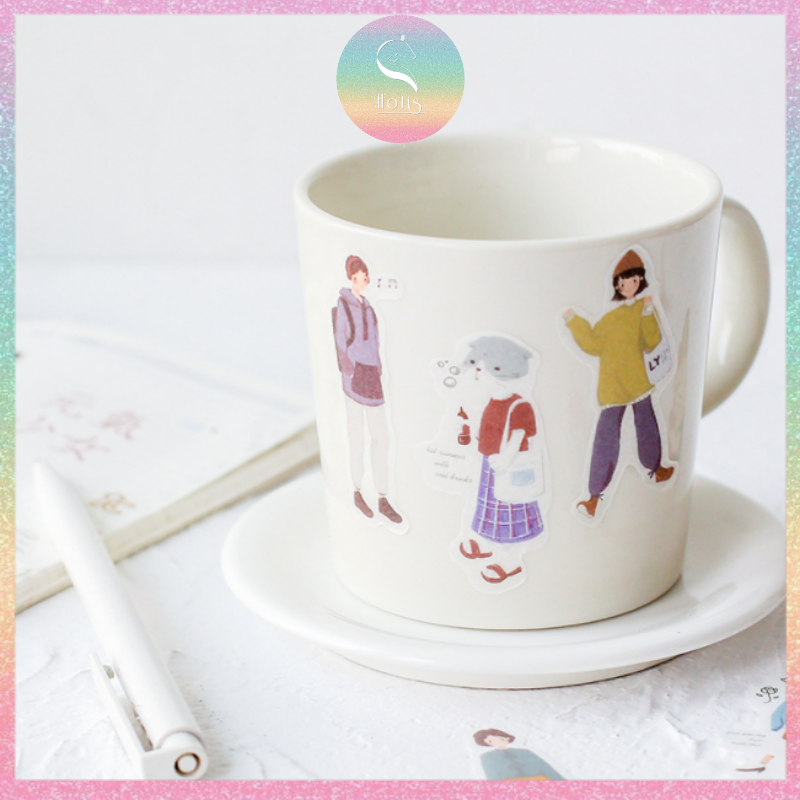 [HOTIS] Sticker hình người - 40 hình dán