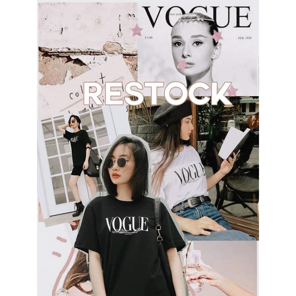 [HCM]Áo thun Vogue Freesize Unisex