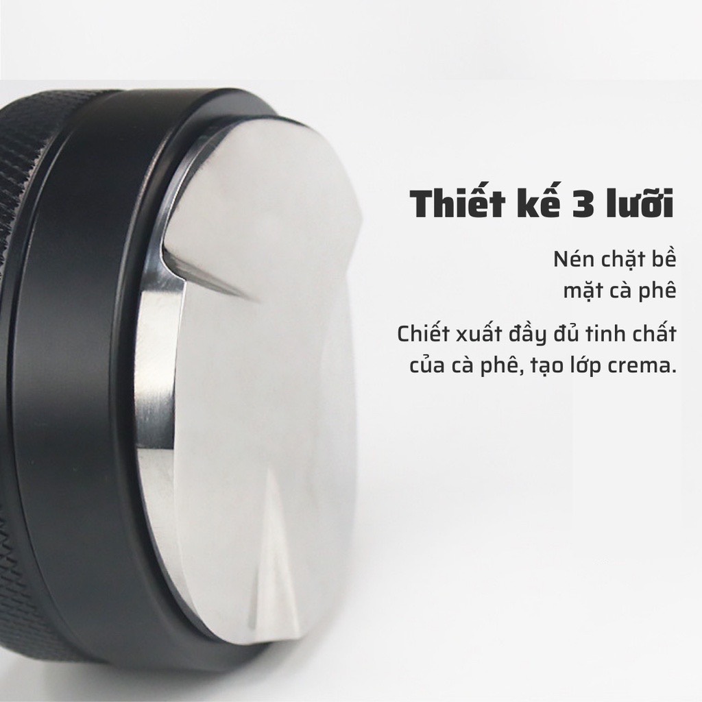 Temper OCD - Tay Nén Cà Phê Cao Cấp 58mm - Cục Dàn Đều Cà Phê