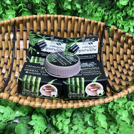 [HCM]Kem đánh răng Than tre trắng răng 25g