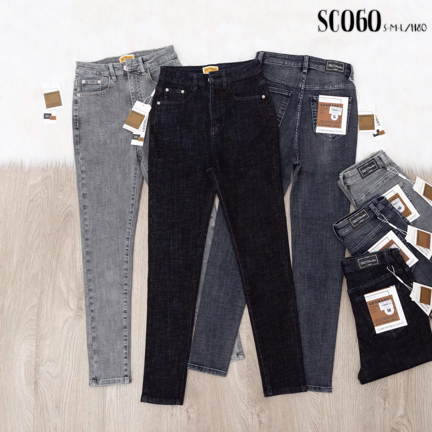 Quần jean dài lưng cao cao cấp shop phương châu
