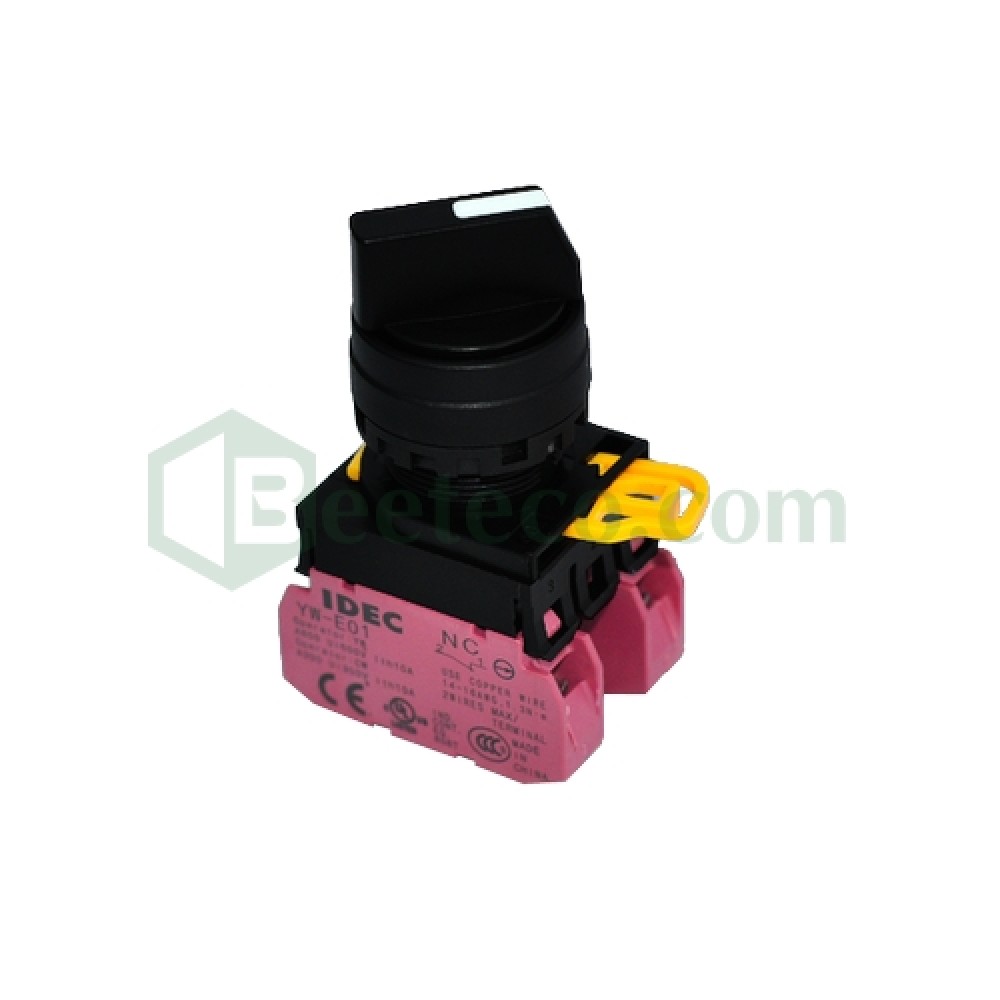 YW1S-3E : Công tắc xoay Idec phi 22, 3 vị trí