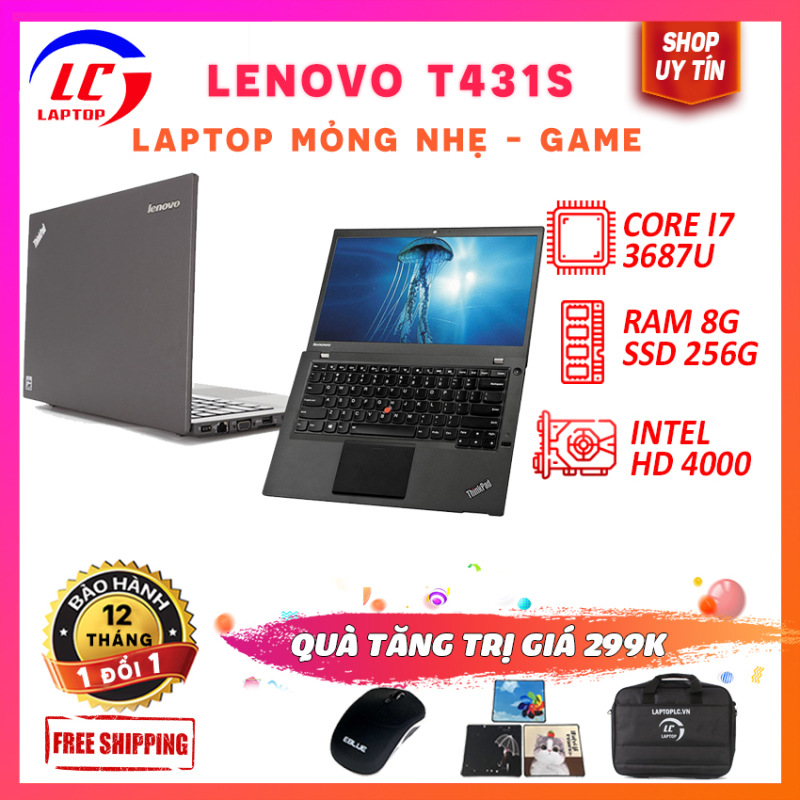 Bảng giá Laptop chuyên đồ họa lenovo thinkpad t431s gaming cơ bản giá rẻ, laptop lenovo Phong Vũ
