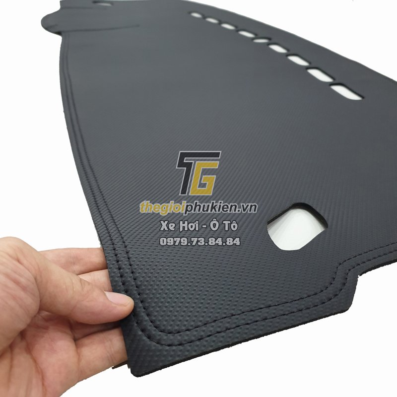 Thảm da Taplo MG ZS vân Carbon cao cấp