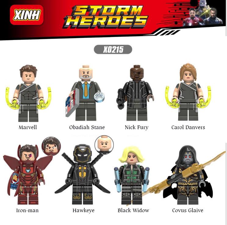 [HCM]Đồ chơi lắp ráp Mini Figure nhân vật anh hùng Marvel