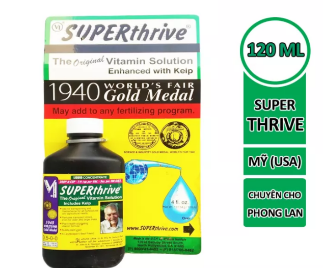 Kích Thích Sinh Trưởng Cho Lan Super Thrive lọ 120ml