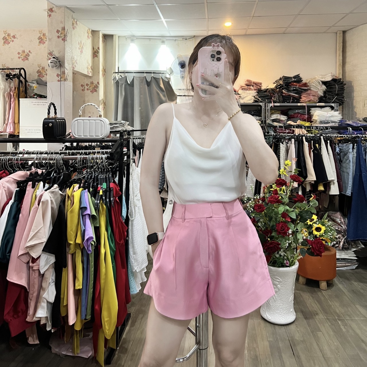 [HCM]HÌNH THẬT 100% QUẦN PHỒNG LƯNG CAO SIÊU ĐẸP NHIỀU SIZE