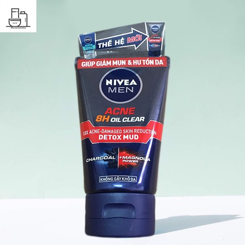 [HCM]Sữa rửa mặt giúp giảm mụn và hư tổn da Nivea Men Acne-Damaged Skin Reduction (100g)
