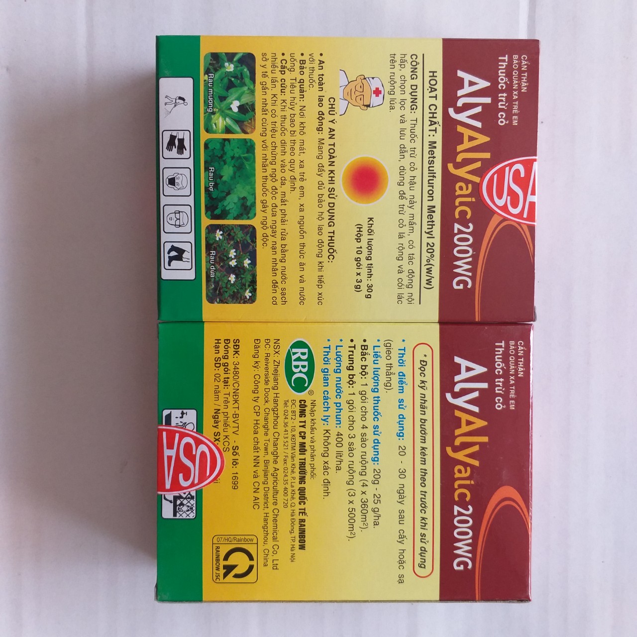 Thuốc trừ cỏ Aly Alyaic 200WG - 8Gr