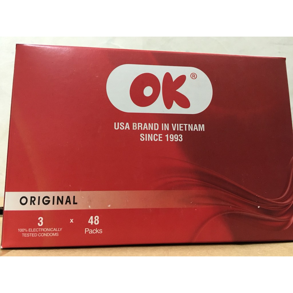 Bao Cao Su OK 48 Hộp (144 chiếc)