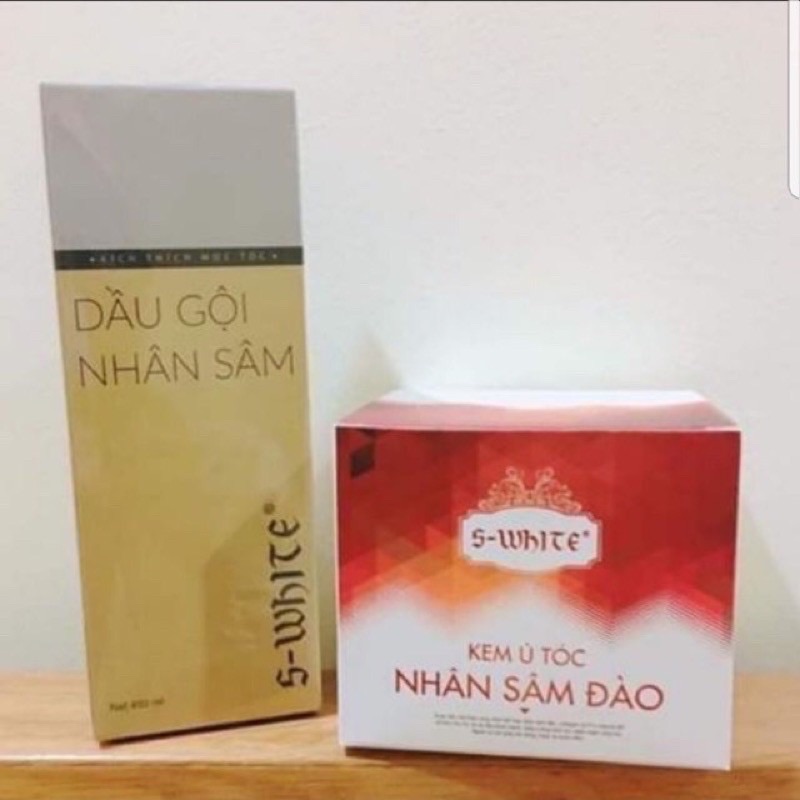 Combo dầu gội và ủ tóc nhân sâm đào date mới