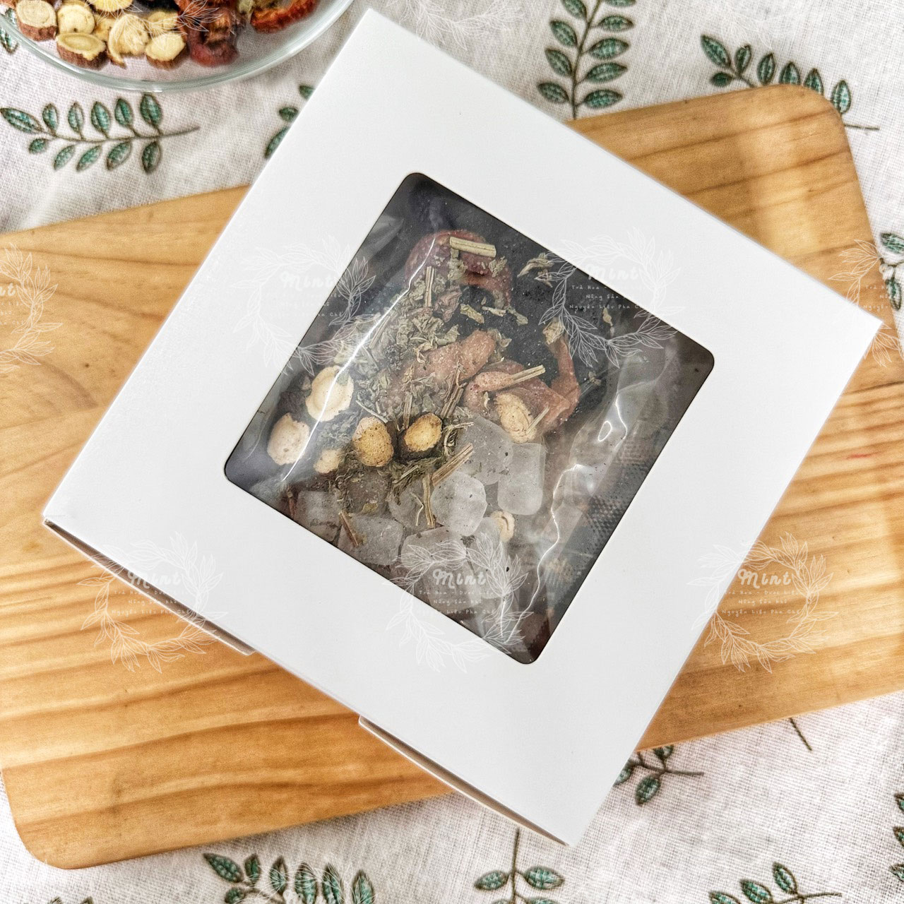 Trà Mơ Bát Bảo 8 Vị (Trà Bát Bảo Lường Xá) - Hộp 5 Set