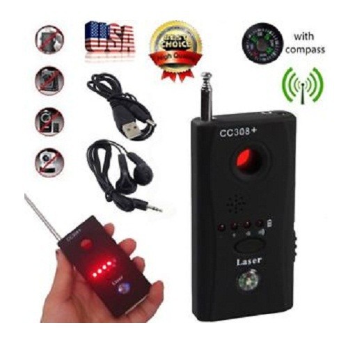 Máy phát hiện camera và máy ghi âm CC308+ cao cấp