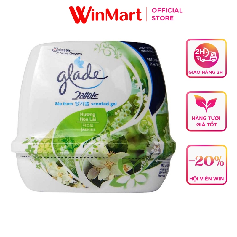 [Siêu thị WinMart] - Sáp thơm Glade hương lài hộp 180g