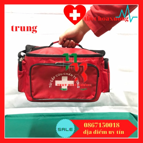[ Hàng Cao Cấp ] Túi Cứu Thương- Túi Y Tế Các Cỡ Màu Đỏ