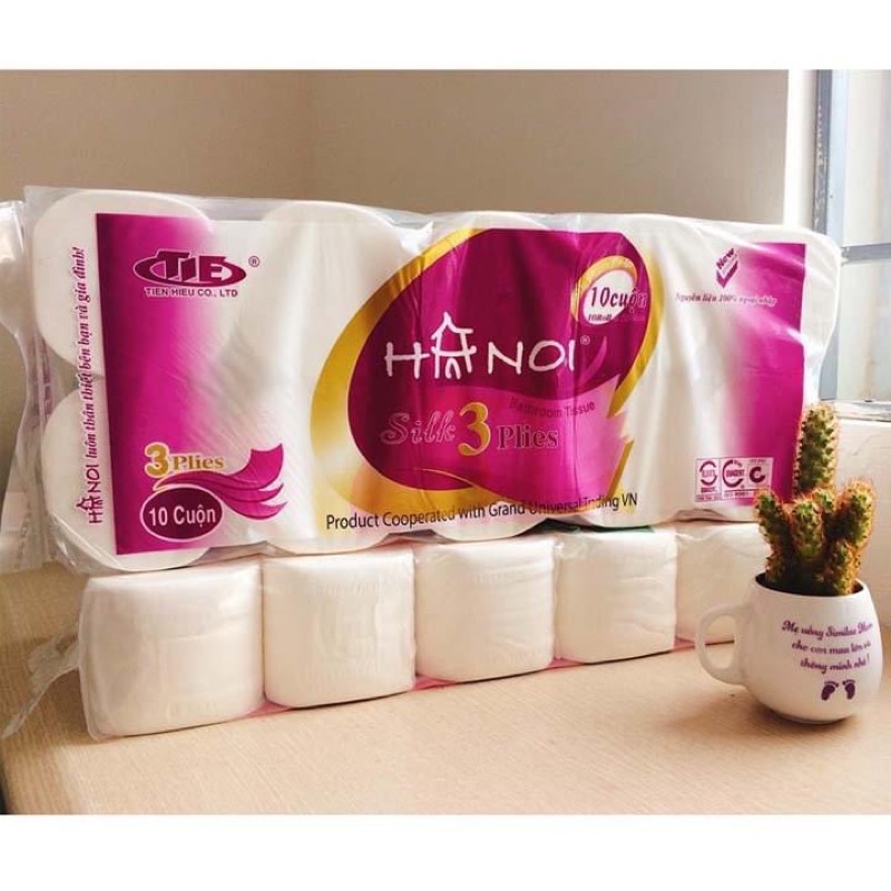 Giấy vệ sinh hà nội bịch 10 cuộn
