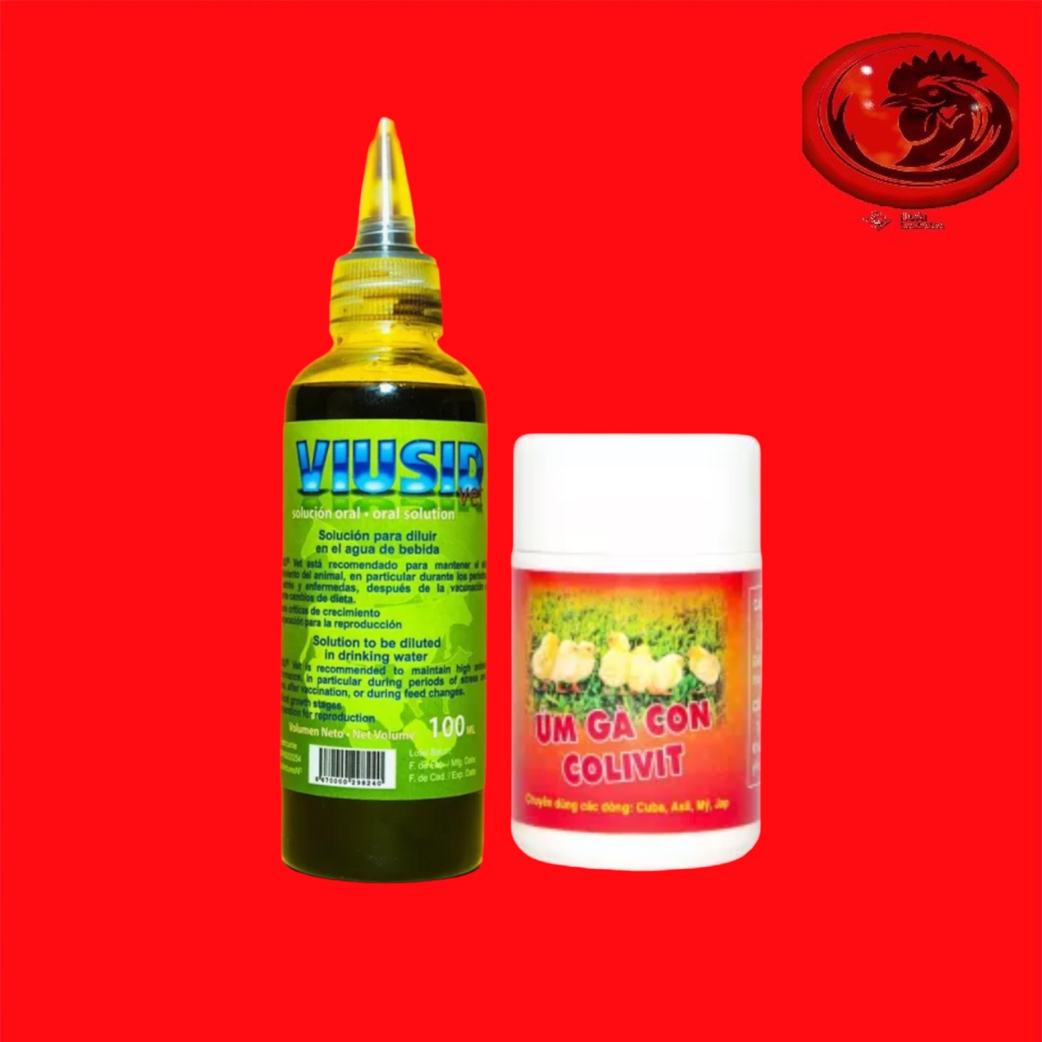 Combo úm gà con đặc biệt viusid & colivit dành cho gà sill mỹ, kelso f1