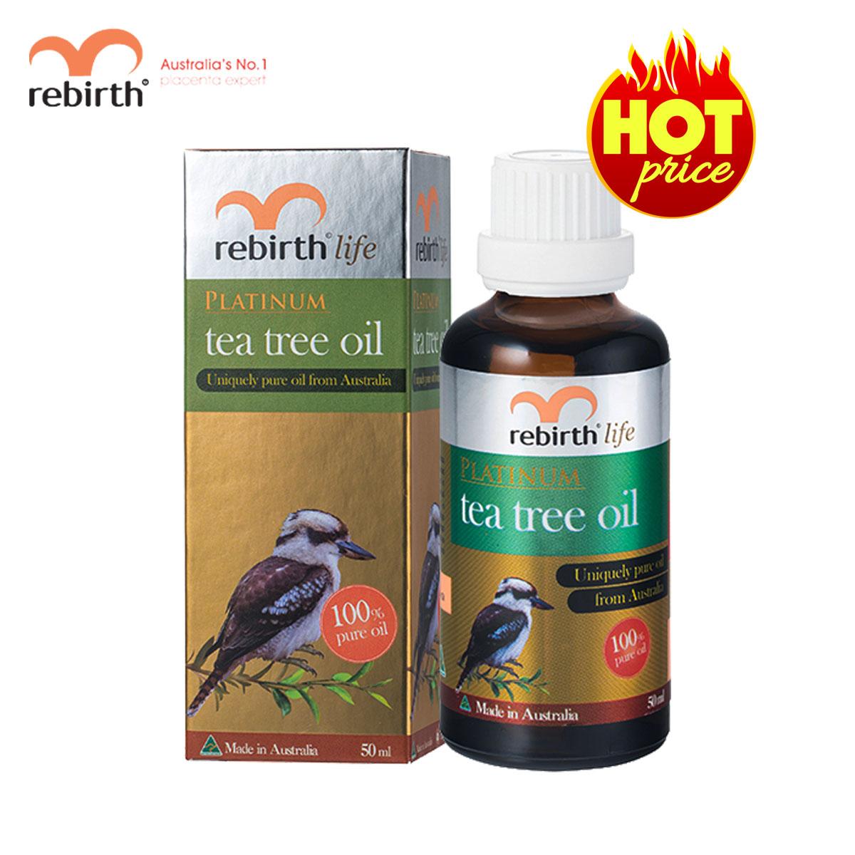 [HCM]Tinh dầu tràm trà Rebirth Life 50ml