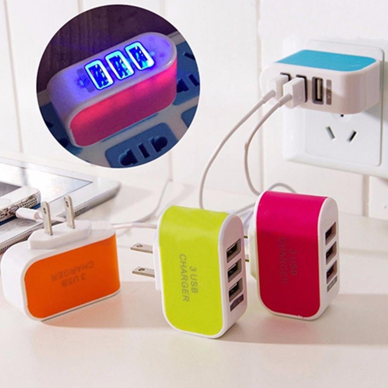 Cóc sạc 3 cổng USB thế hệ mới
