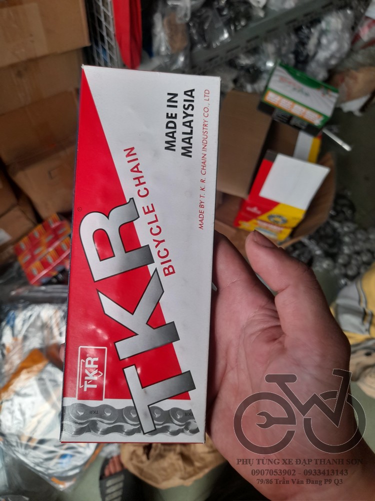 Sên xe đạp - Xích xe đạp TKR Malaysia Cho Líp Đơn, sên xe đạp fixed gear
