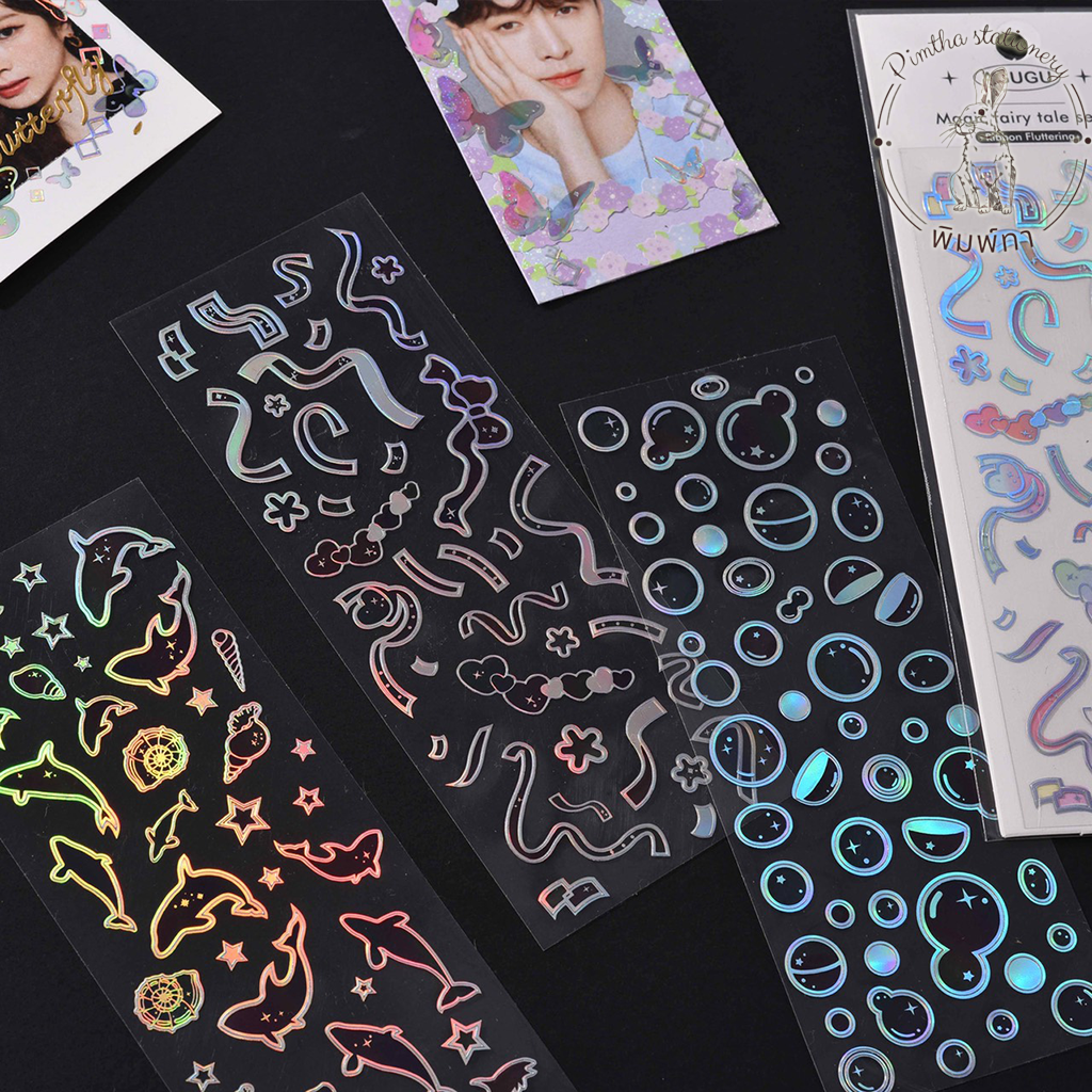 Sticker Hologam Trang Trí Toploader Nhiều Hình Độc Đáo
