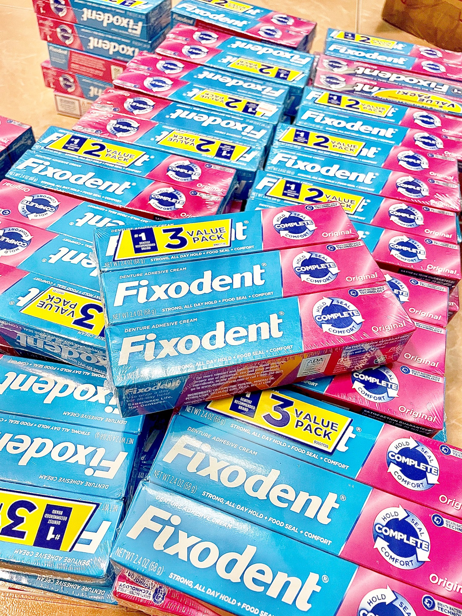 Keo Dán Hàm Giả Fixodent 68gr
