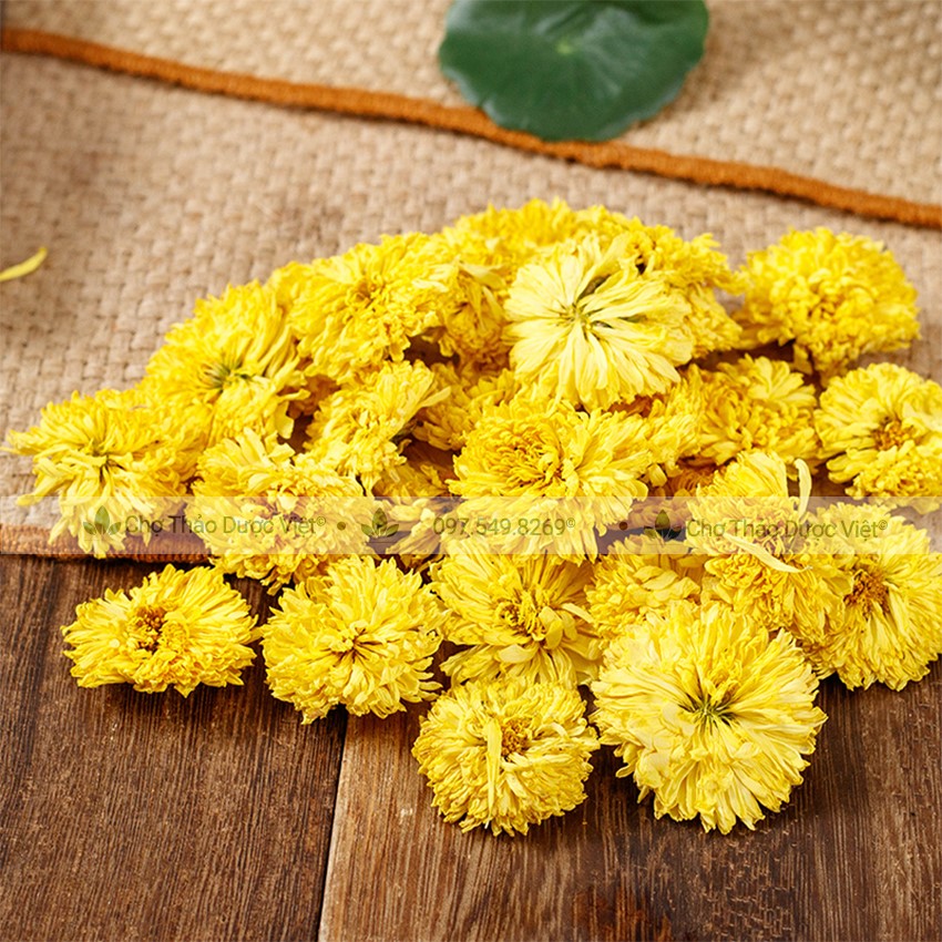 Hoa cúc vàng 1kg, trà hoa cúc khô, nguyên bông vàng đẹp, trà hoa cúc vàng, tốt cho sức khoẻ