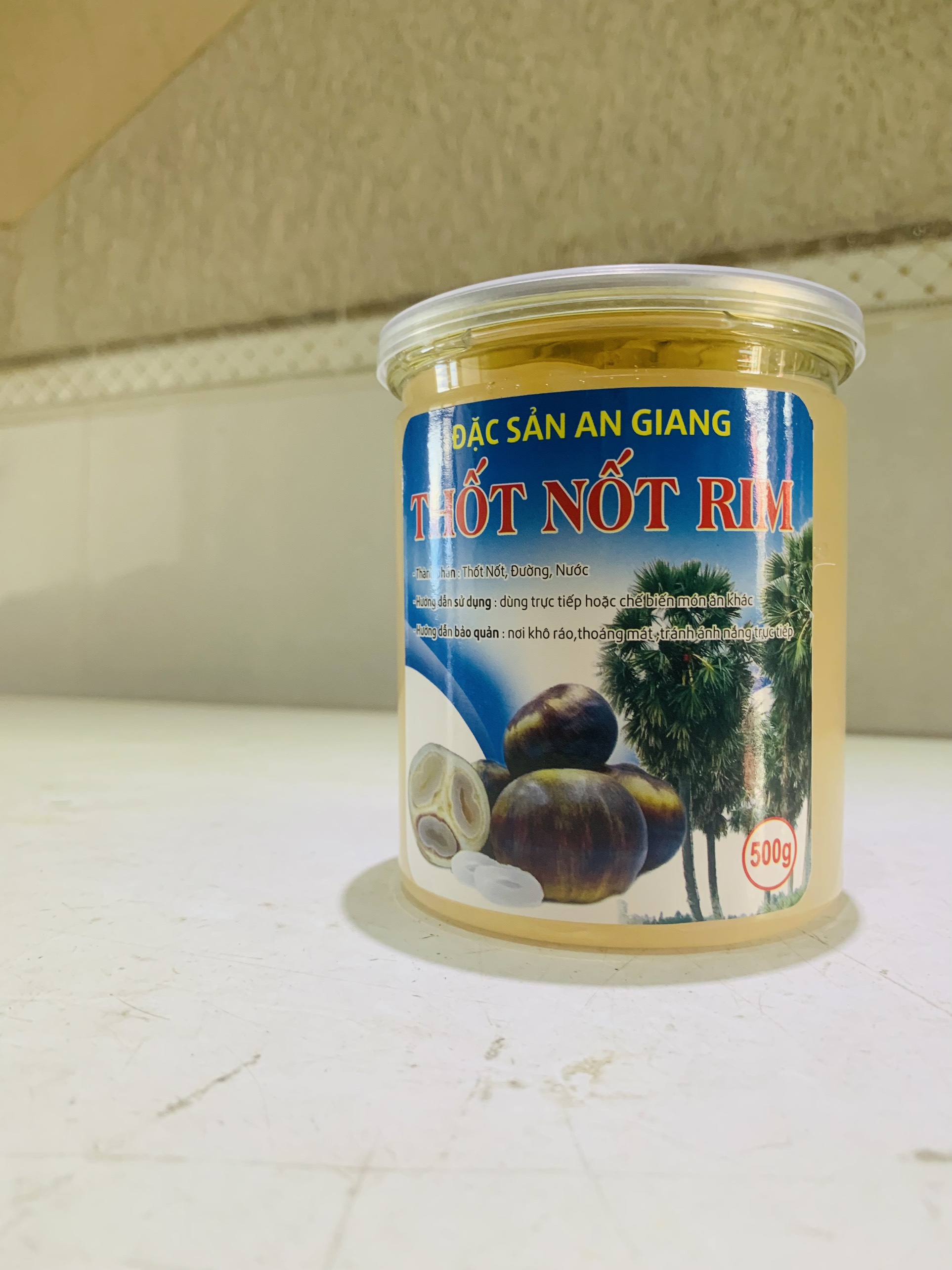 Hũ Thốt Nốt Rim 500g ngọt dẻo