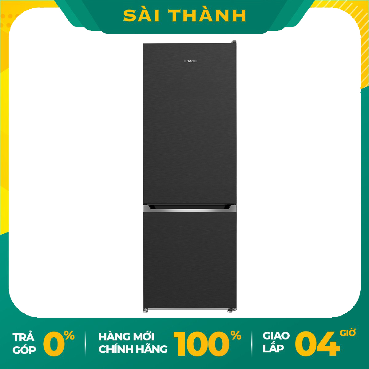 Tủ lạnh hitachi inverter 323 lít 2 cánh r-b340pgv1 - bảo hành chính hãng