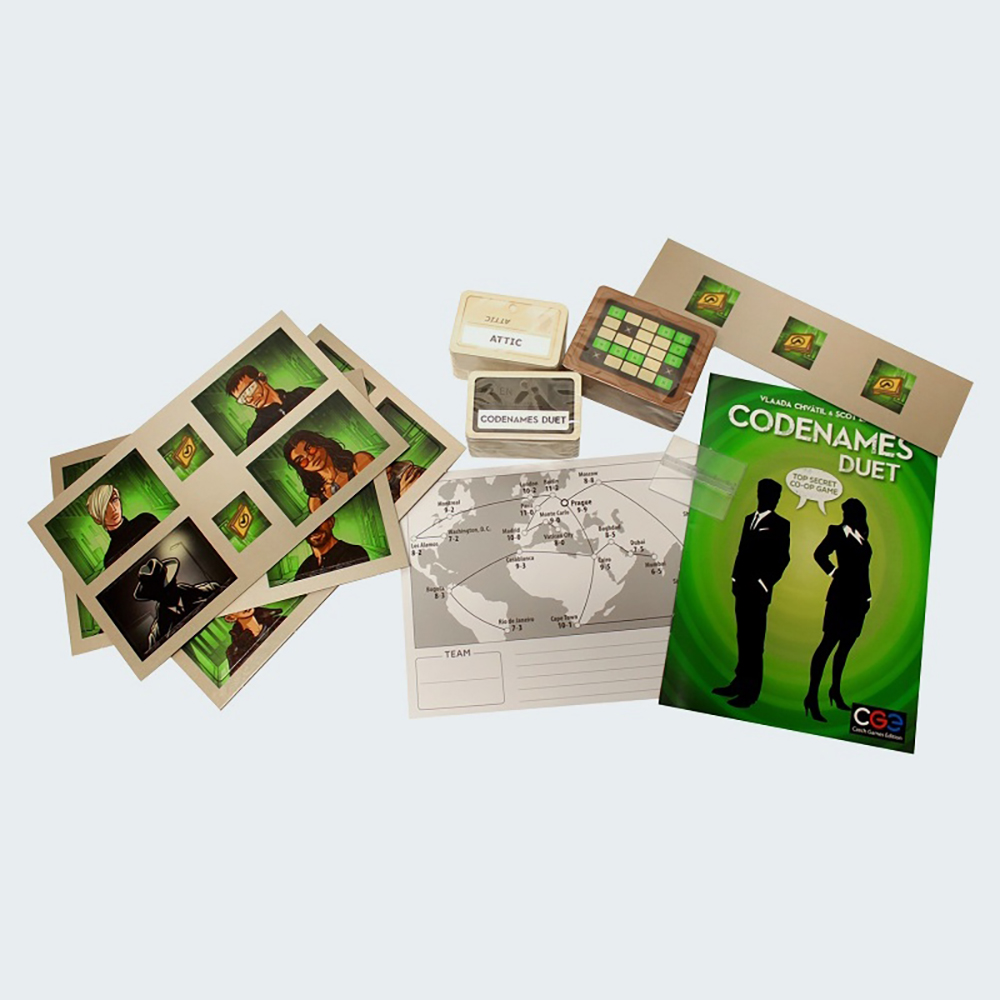 Board Game Codenames Duet Bộ trò chơi Czech Vui Nhộn