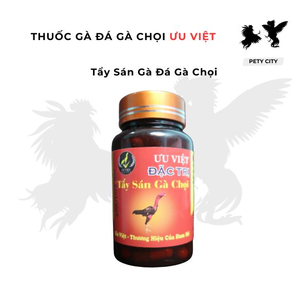 Tẩy sán gà đá gà chọi ưu việt