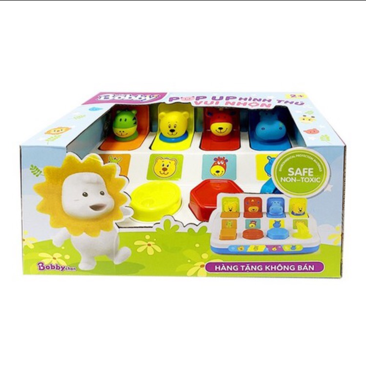 Hộp đồ chơi Pop Up Animal vui nhộn