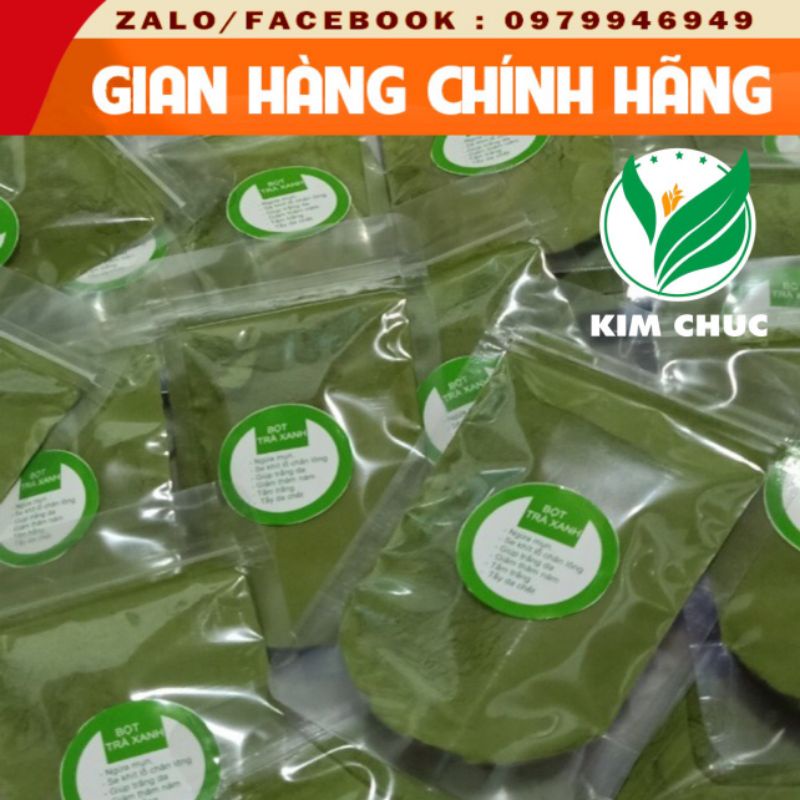 100gr bột trà xanh hanmade nguyên chất